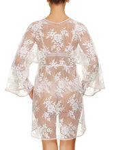 Load image into Gallery viewer, Short Lace Dressing Gown