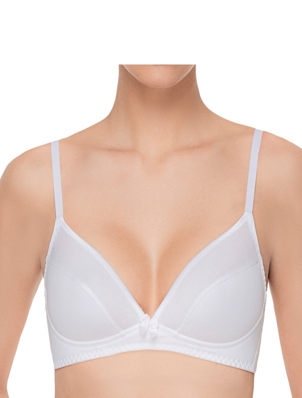 Non-Padded Wireless Cotton Bra