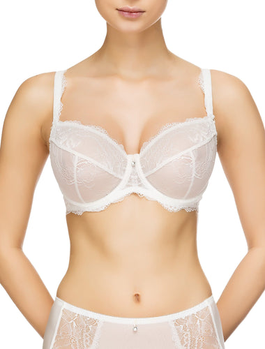 Underwired lace bra