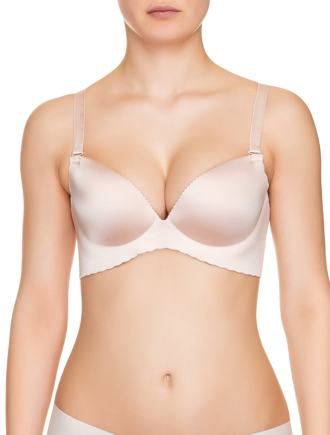 Seamless Wireless One Piece Push-Up T-Shirt Bra