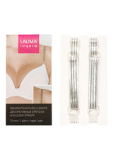 Load image into Gallery viewer, Adjustable Transparent Shoulder Straps With Silver Lines